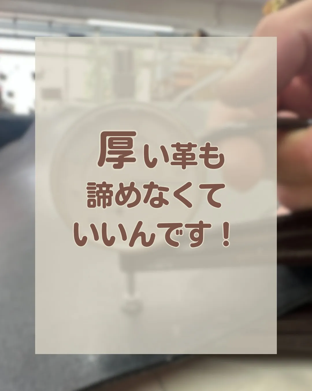 見た目はしっかりと厚みのある革