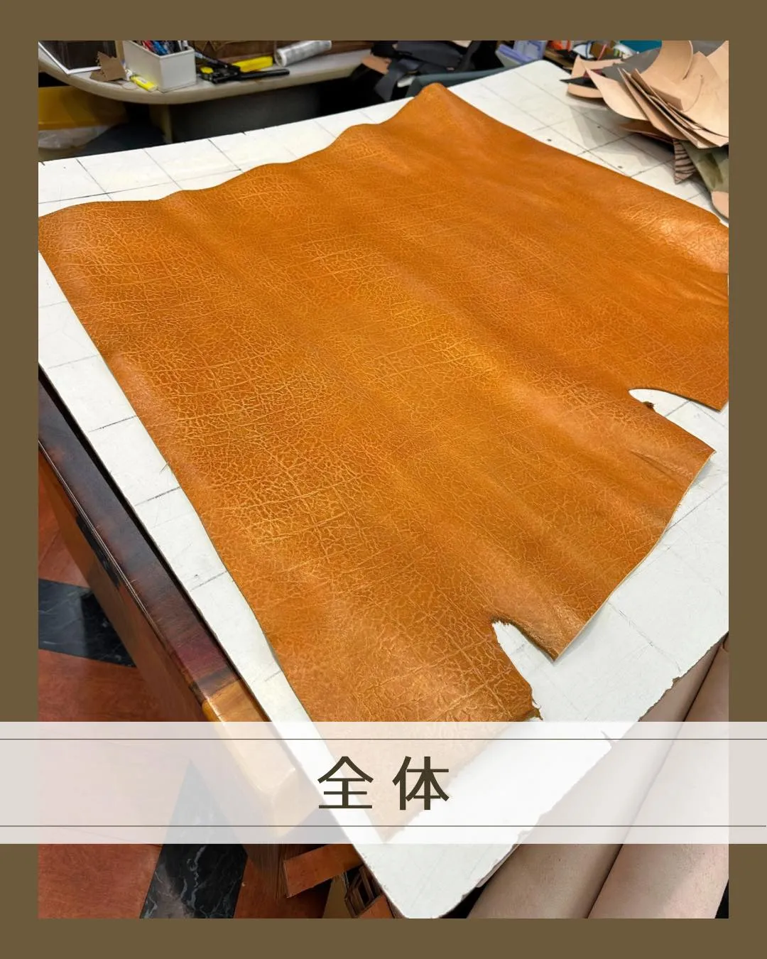 🐄今日はこの革に、注目してほしい‼️