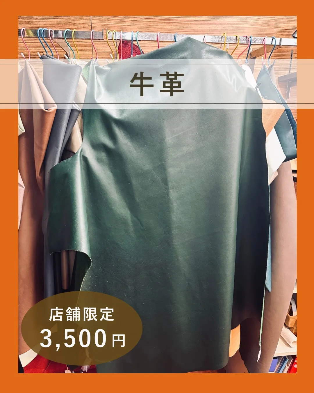 このグリーン、ちょっと珍しいです👀